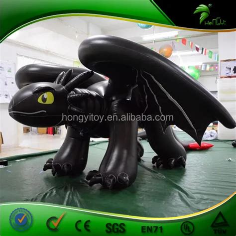 Hongyi Popular Inflatable Toothless Costume Double Layer Pvc Inflatable Suit With Hole Buy