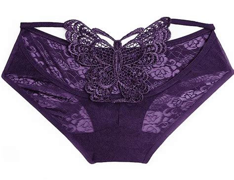Free Shipping Fashion Sexy Lingerie Crotchless Lace Butterfly Panties Sexy G String Girls