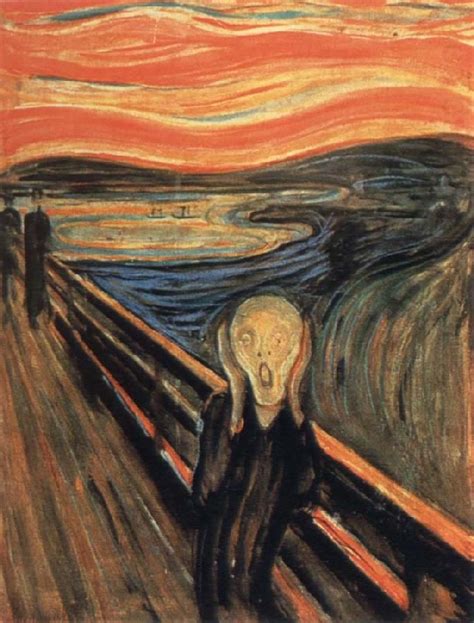 The Scream História da arte Pinturas famosas Noragami aragoto