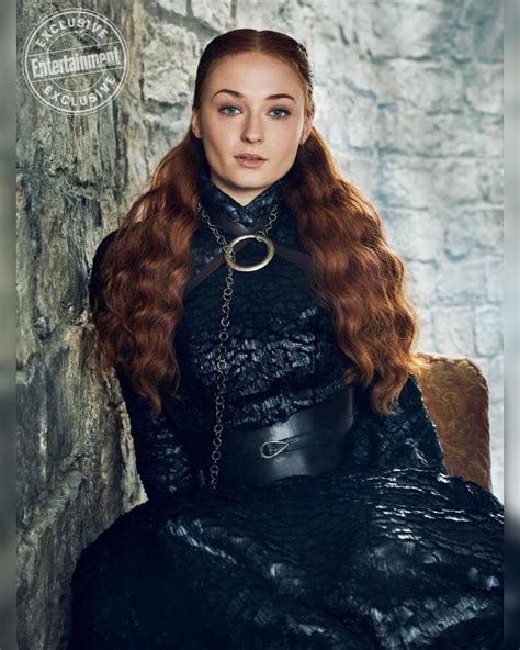 Sansa Season 8 Game Of Thrones Cast Portraits From Entertainmentweekly Sansa Stark Sophie