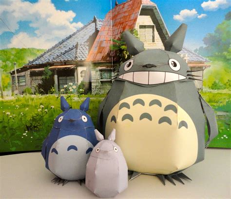Totoro Papercraft Templates Are Provided So That You Can Make Your Own