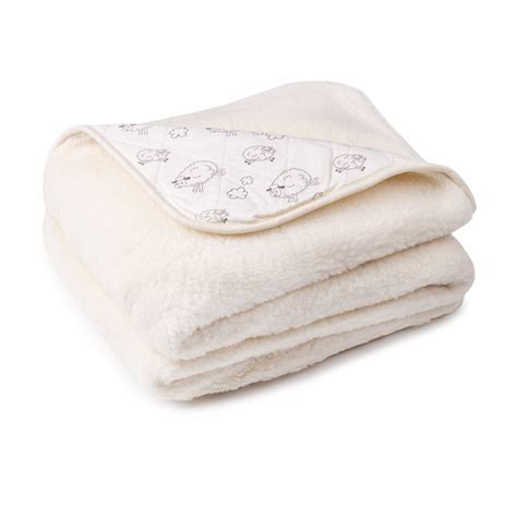 Vlnka Double Layer Wool Blanket With Cotton Backing