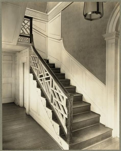 Classic chippendale design railing panel. Chippendale railing of Battersea, located in Petersburg ...