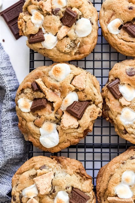 Soft And Chewy Smores Cookies Best Desserts