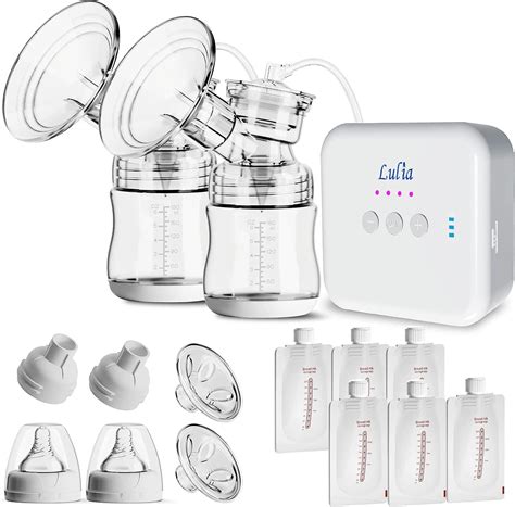Lulia Double Electric Breast Pumpsdual Electric Breastfeeding 3 Modes And 4 Levels Ultra Quiet