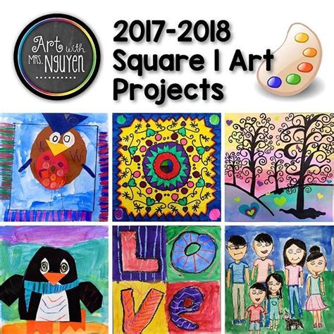 These Are The Projects My Students Are Doing For Their Square 1 Art