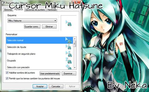 Cursor Miku Hatsune By Neka3 On Deviantart