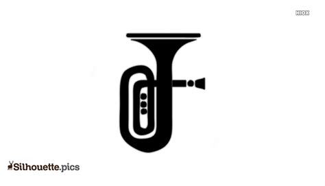 Tuba Silhouette Vector Clipart Images Pictures