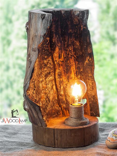Lampe Bois Driftwood Lamp Wood Lamps Wooden Lamp