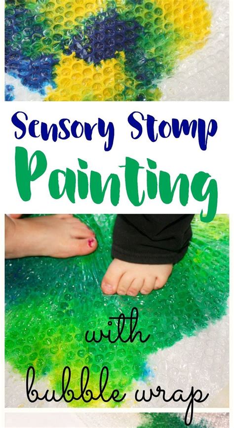 Sensory Stomp Painting With Bubble Wrap Artofit