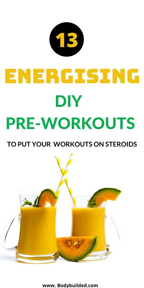 A home gym can be anything. These powerful DIY natural pre-workout drinks would lift your mood and energy big time ...