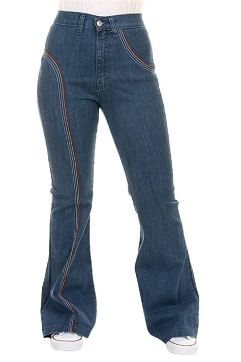 1960s 70s Pants Jeans Flares Bell Bottoms