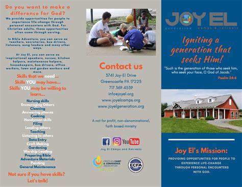 About Joy El Brochure Joy El Generation