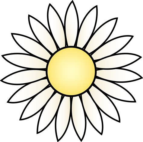 Daisy Flower Clip Art Free Vector For Free Download About Clipartix