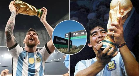 Un Pueblo Cambió El Nombre De Sus Calles Y Tendrá La Primera Esquina Maradona Y Messi Del País