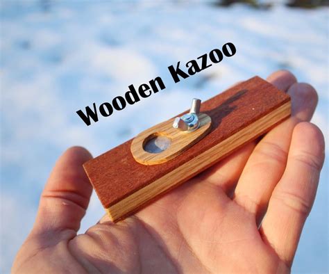 Wooden Kazoo 8 Steps With Pictures Instructables