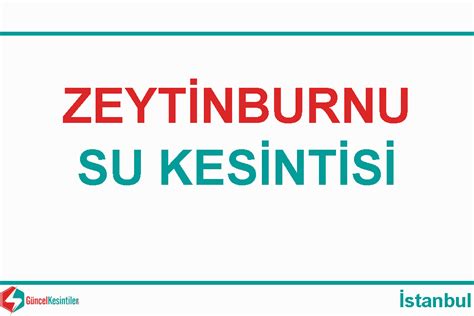 Biz sokağa çıkma yasağının uygulandığı bu günde gerçekleşen su kesinti listelerini haberimizde derledik. Zeytinburnu İstanbul 25 Mayıs 2021 Su Kesintisi [İski ...