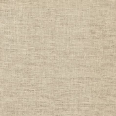 Linen Beige Solid Linen Upholstery Fabric By The Yard M5639