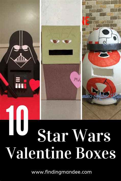 10 Star Wars Valentine Box Ideas Finding Mandee Star Wars