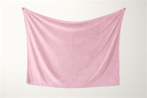 Light Pink Blanket 50x60 Reversible Soft Silky Plain Etsy