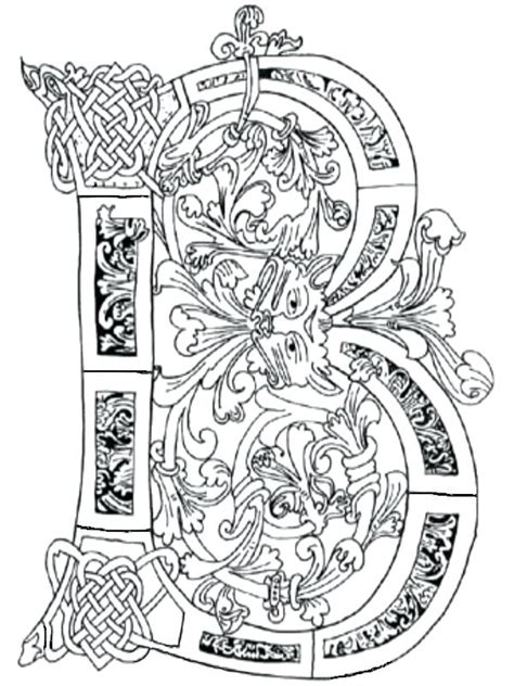 When autocomplete results are available use up and down arrows to review and enter to select. Illuminated Letters Coloring Pages at GetColorings.com ...