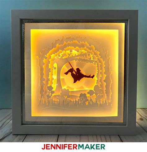 Shadow Box Paper Art Template to Customize! - Jennifer Maker
