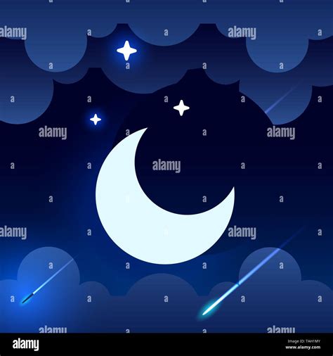 View Moon Midnight Sky Background Png Narizu