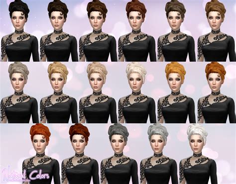 My Sims 4 Blog Stealthic Lovesick Hair Retexture In 60 Colors By