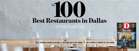 Heres The Official List Of Our Top 10 Restaurants In Dallas D Magazine