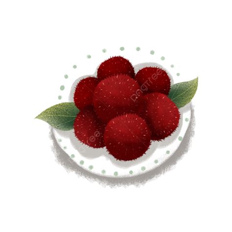 Seasonal Food Fruit Bayberry Waxberry Summer In Season Png