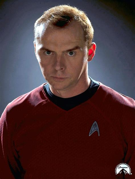 Simon Pegg As Scotty Star Trek Movies Star Trek 2009 Star Trek