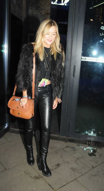 Lovely Ladies In Leather Laura Whitmore In Leather Pants