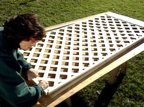 Hiding the underside of a deck. Learn how to dress up the underside of a deck with lattice ...