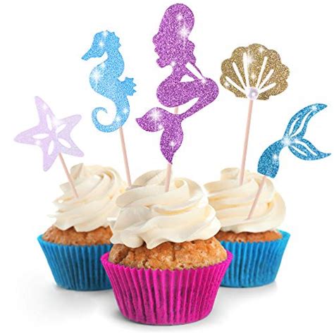 Get Fresh Hen Party Cupcake Toppers Set 25 Pack Glittery Bachelorette Party Cupcake Toppers