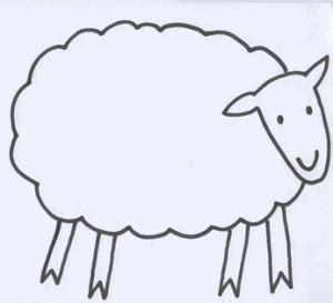 Download sheep template printable and use any clip art,coloring,png graphics in your website, document or sheep. Where is the Green Sheep? | Learning 4 Kids