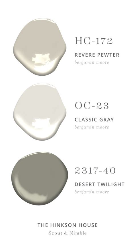 Benjamin Moore Revere Pewter Grey Pin On House Paint Maybe You