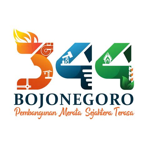 Logo Hari Jadi Kabupaten Bojonegoro Hjb Ke 344 Tahun 2021 Wisata