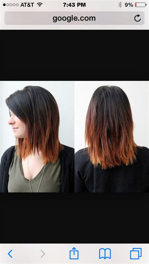 I Love This Want My Hair Like This So Bad Ombre Hair Dark Red Hair