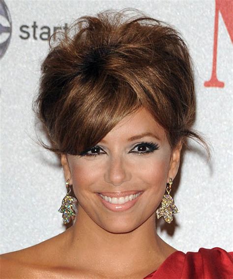 Hair balayage hair brunette medium summer brunette eva longoria hair eva longoria wedding medium wavy bob medium dark hair short wavy. Eva Longoria Parker Straight Formal Updo Hairstyle with ...