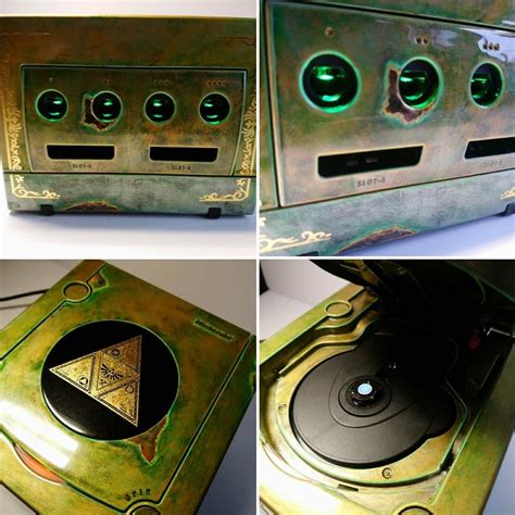 Custom Zelda Themed Nintendo Gamecube Console Matching Etsy Zelda