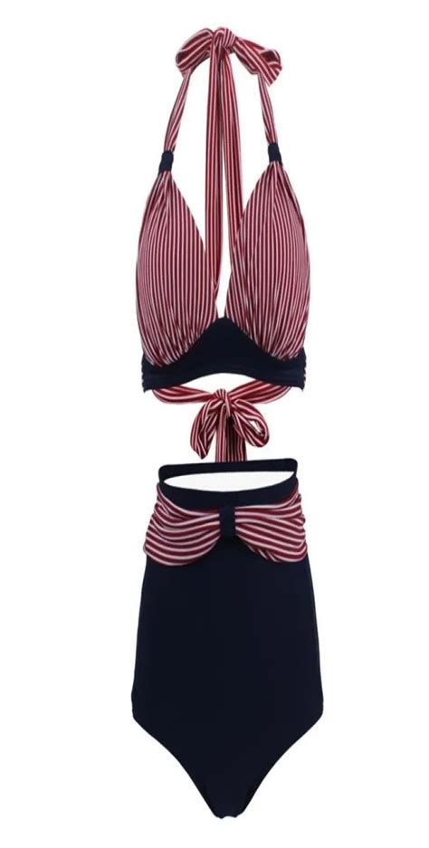 Sexy Women Bikini Set Swimsuits Two Pieces Bathing Suit High Waist Print Push Up Swimwear
