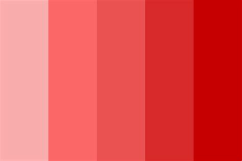 Light Red Color Palette