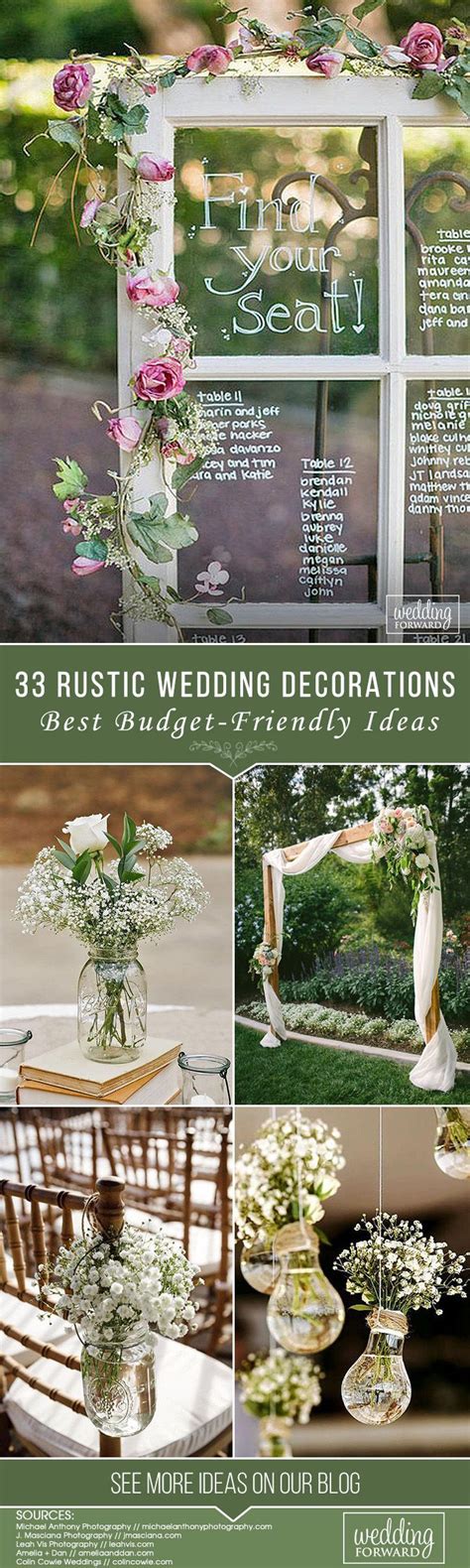 Clearly each one of the decoration style has its own defining characteristics that can be used to differ each one from another. 36 Ideas Of Budget Rustic Wedding Decorations