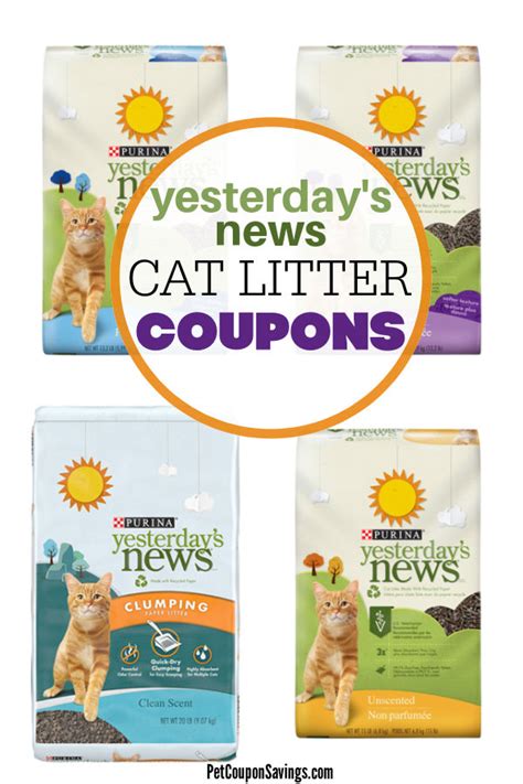 Yesterdays News Cat Litter Coupons 2023 Pet Coupon Savings
