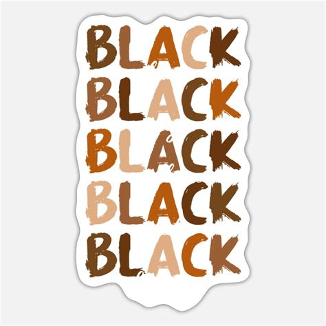 Blacks Stickers Unique Designs Spreadshirt