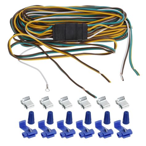 Cut the white wire short enough for attachment to the front of. Trailer Boat LED Light kit,Red Stop Turn Tail,Red/Amber Side Marker,Wire harness | eBay