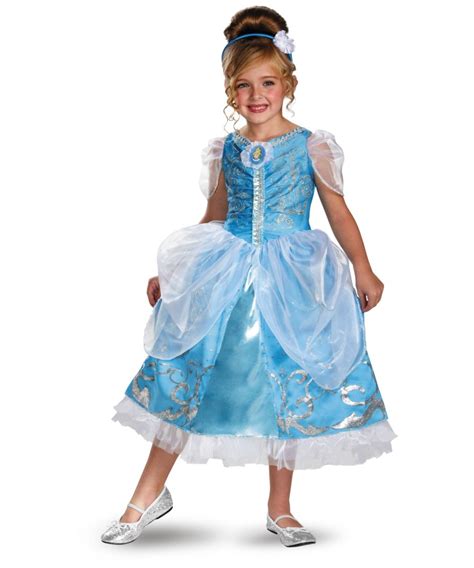 Cinderella Sparkle Kids Disney Princess Costume Girls Disney Costumes