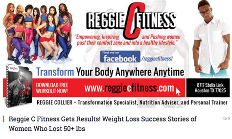 reggie c fitness gets results weight loss success stories of women