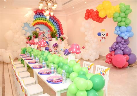 True And The Rainbow Kingdom Birthday Set Up Rainbow Themed Birthday