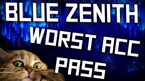 Worst Blue Zenith Pass Ever Witnessed By Humanity Youtube